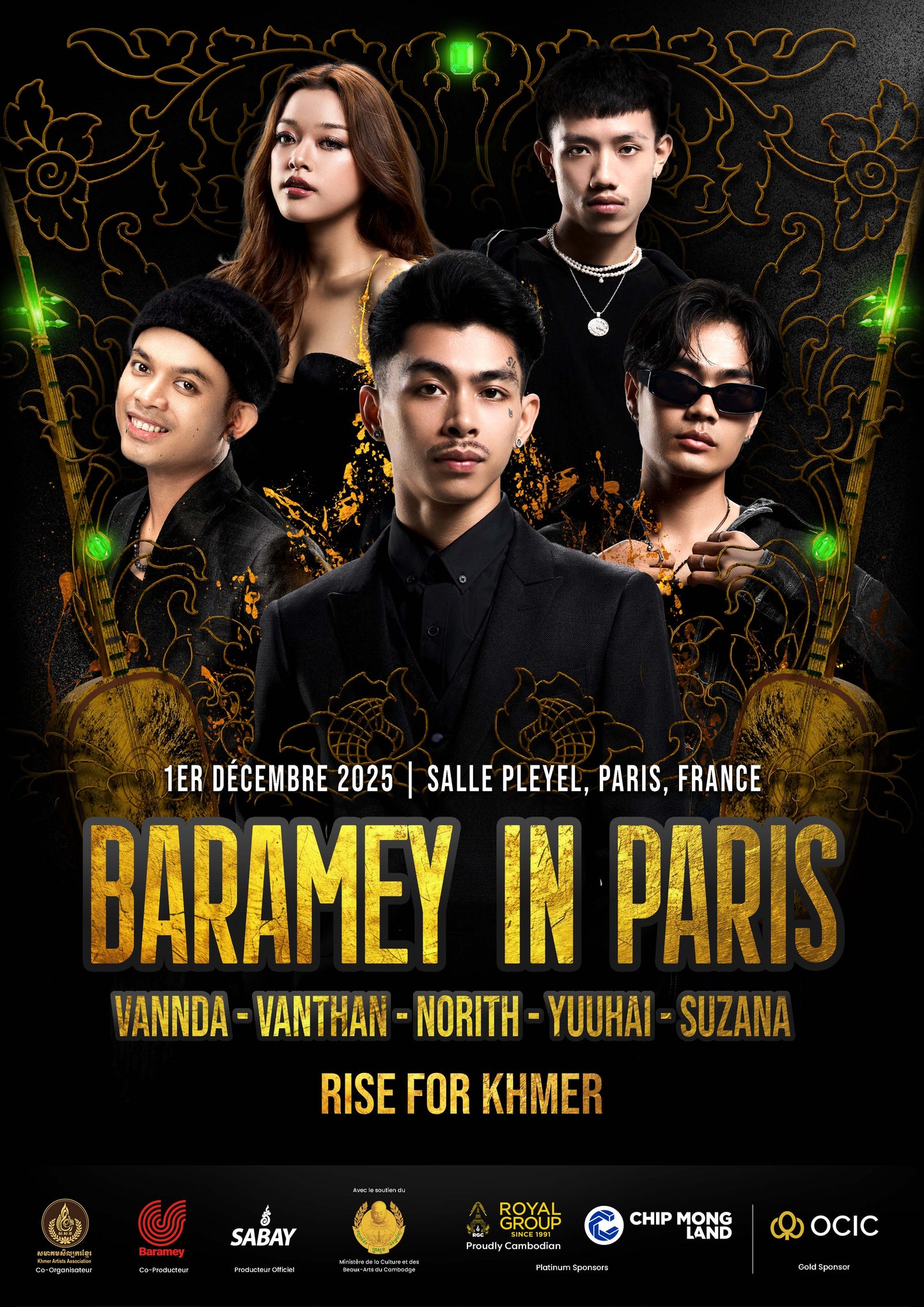 Poster Baramey in Paris - Rise For Khmer