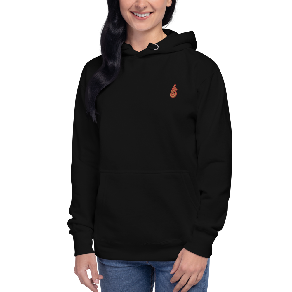 Hoodie Sabay Unalome Khmer Brodé