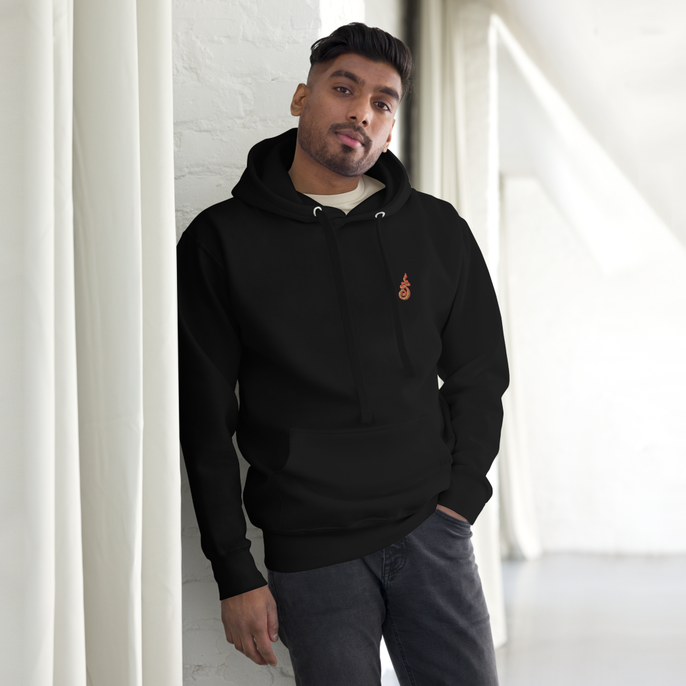 Hoodie Sabay Unalome Khmer Brodé