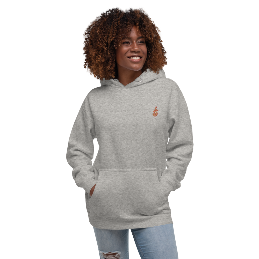 Hoodie Sabay Unalome Khmer Brodé